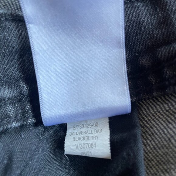 OLD NAVY Denim O.G. Jean Overalls Workwear Black-Wash Size 16 - Picture 7 of 11